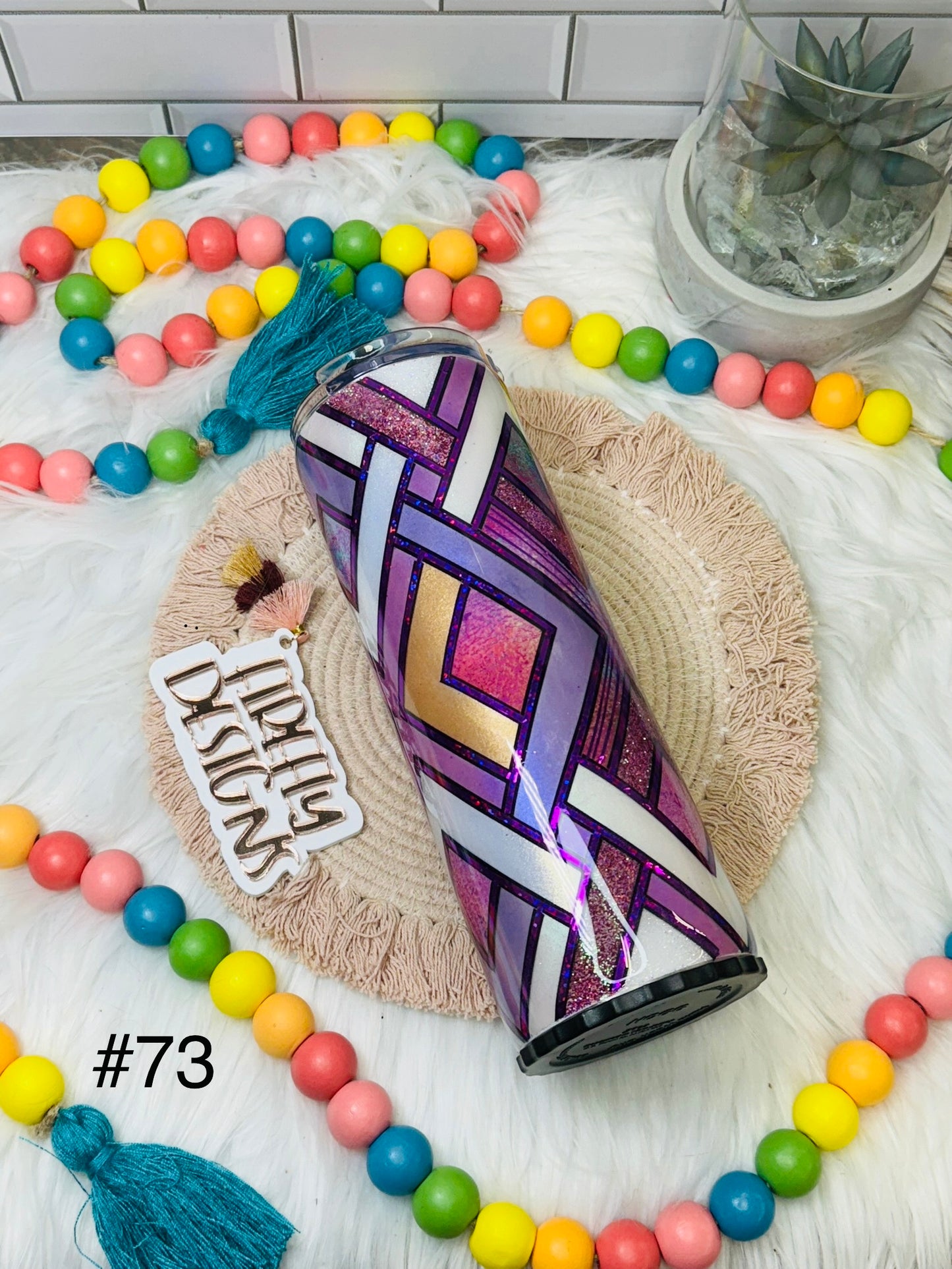 #73-20oz. Skinny *STRAWBLER* Tumbler