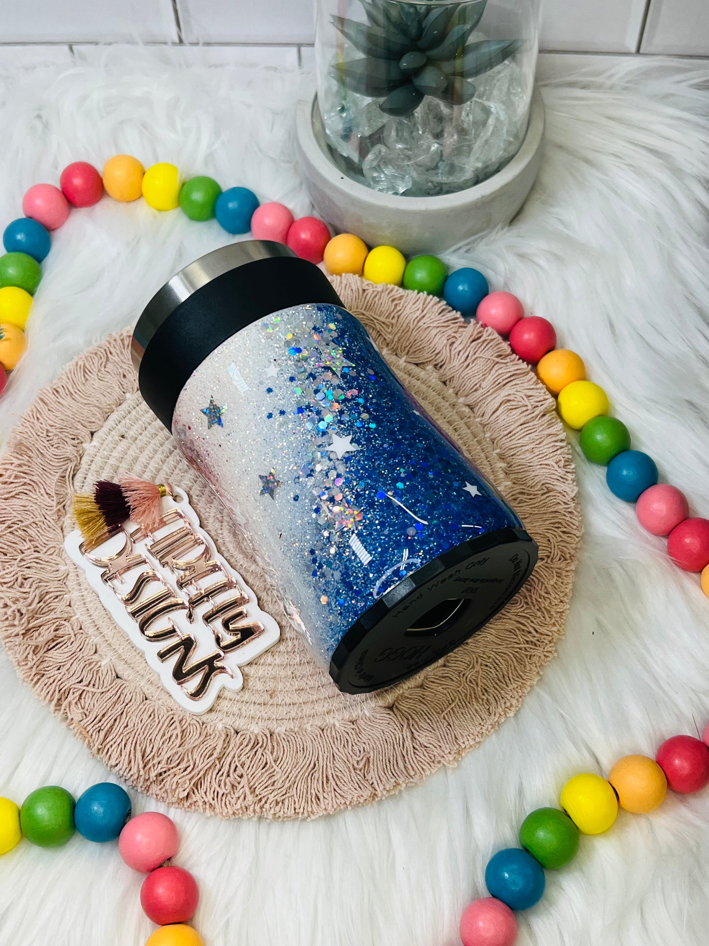 12oz. Red, White, & Blue USA Can Koozie