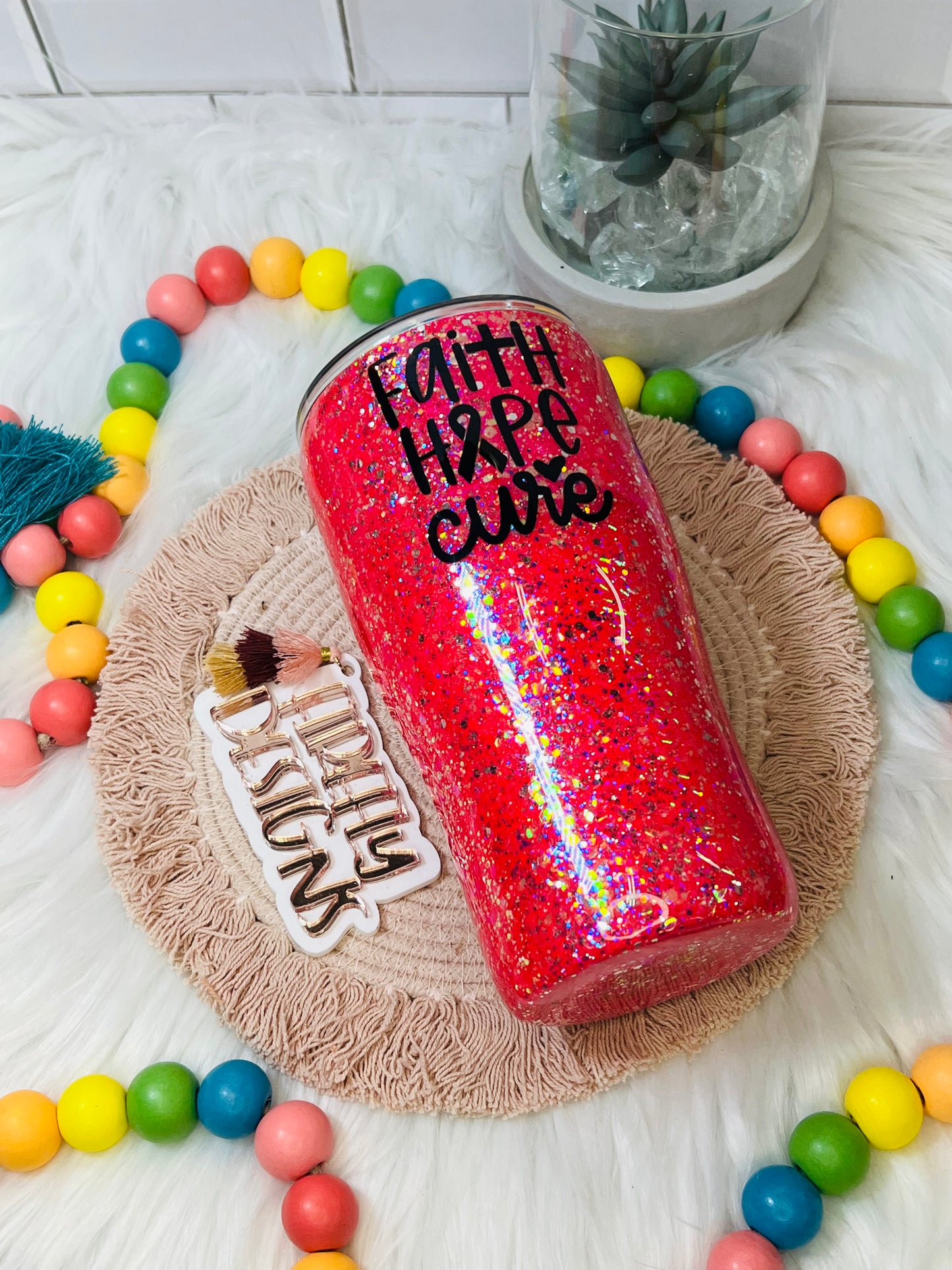 20oz. Breast Cancer Awareness Modern Curve Tumbler