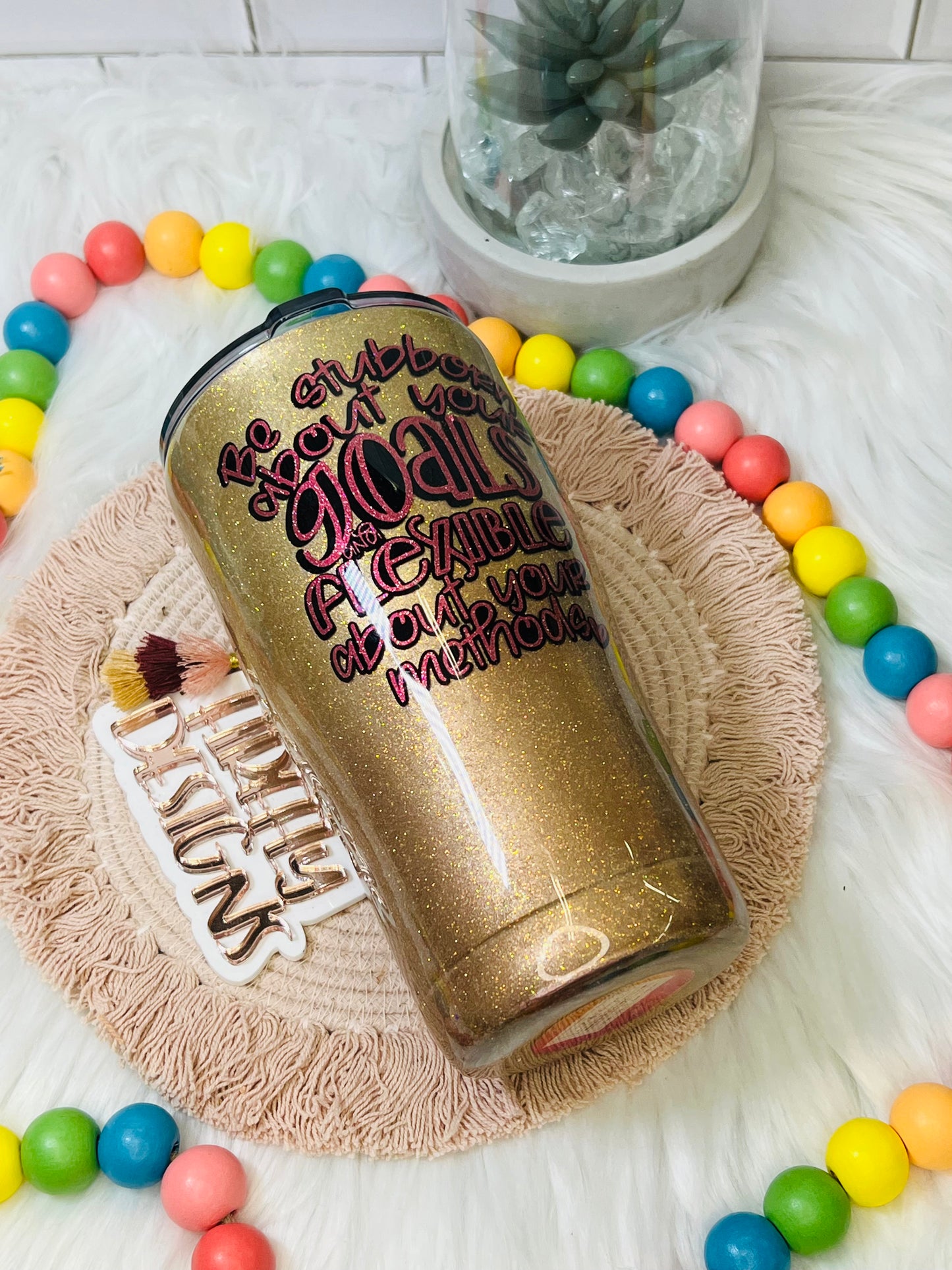 20oz. Modern Curve Goals Tumbler