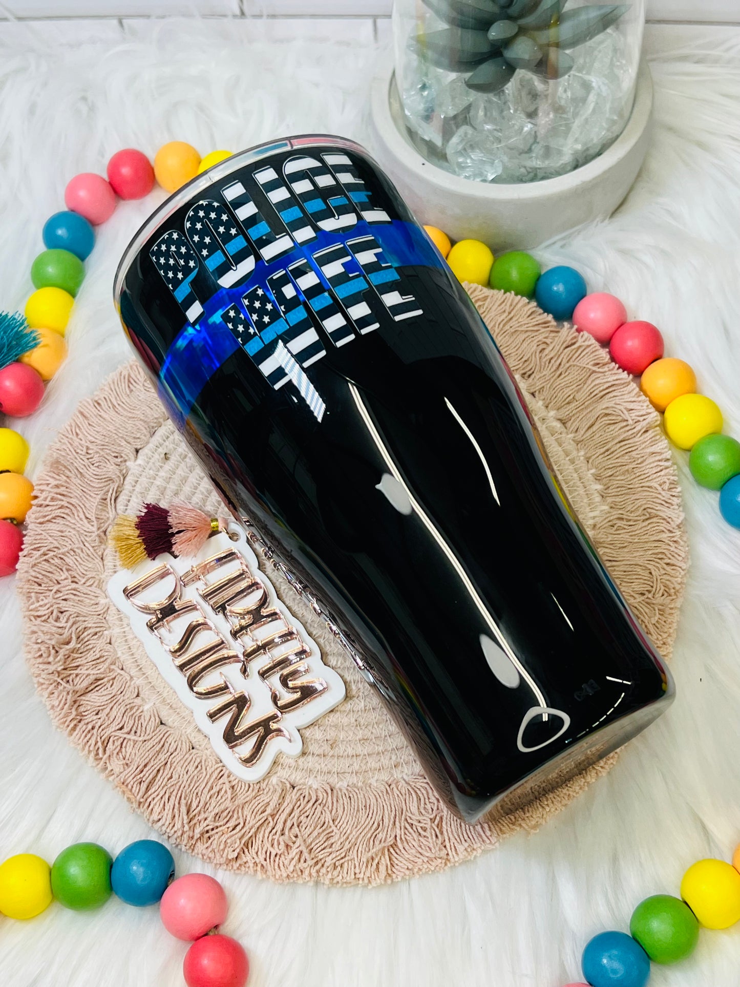 30oz. Modern Curve Police Wife