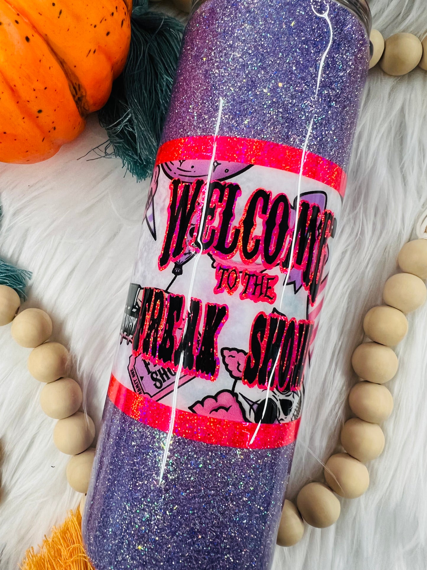 20oz. Skinny Welcome to the Freak Show Tumbler