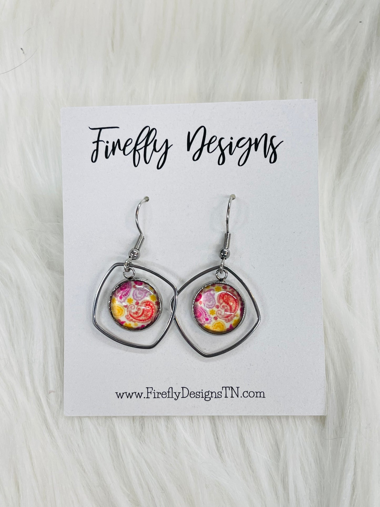 Paisley Dangle Earrings