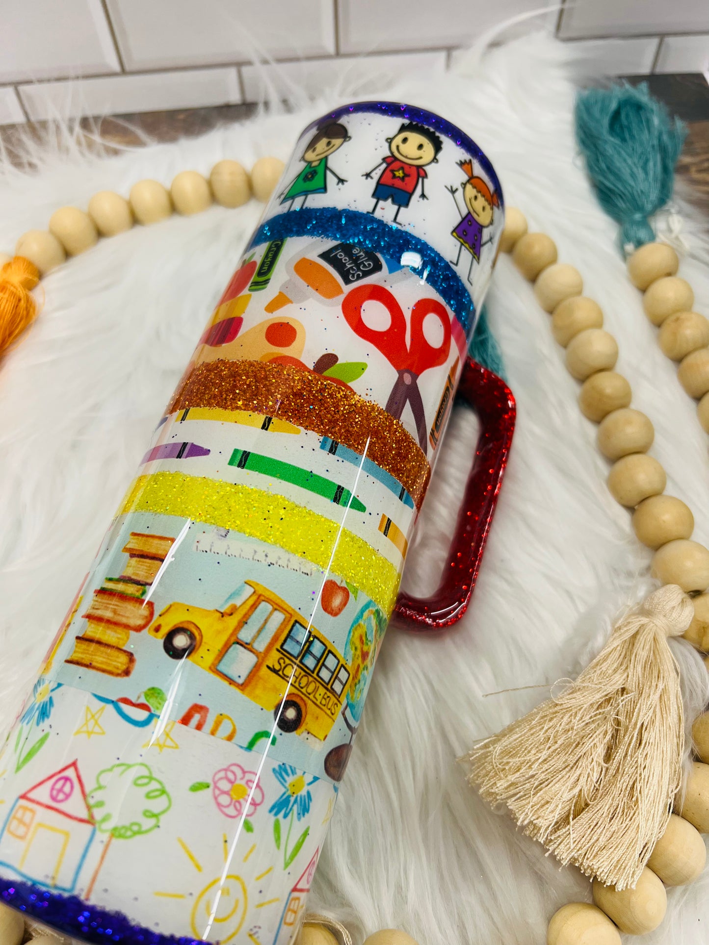 30oz Teacher #2 Tumbler with Handle