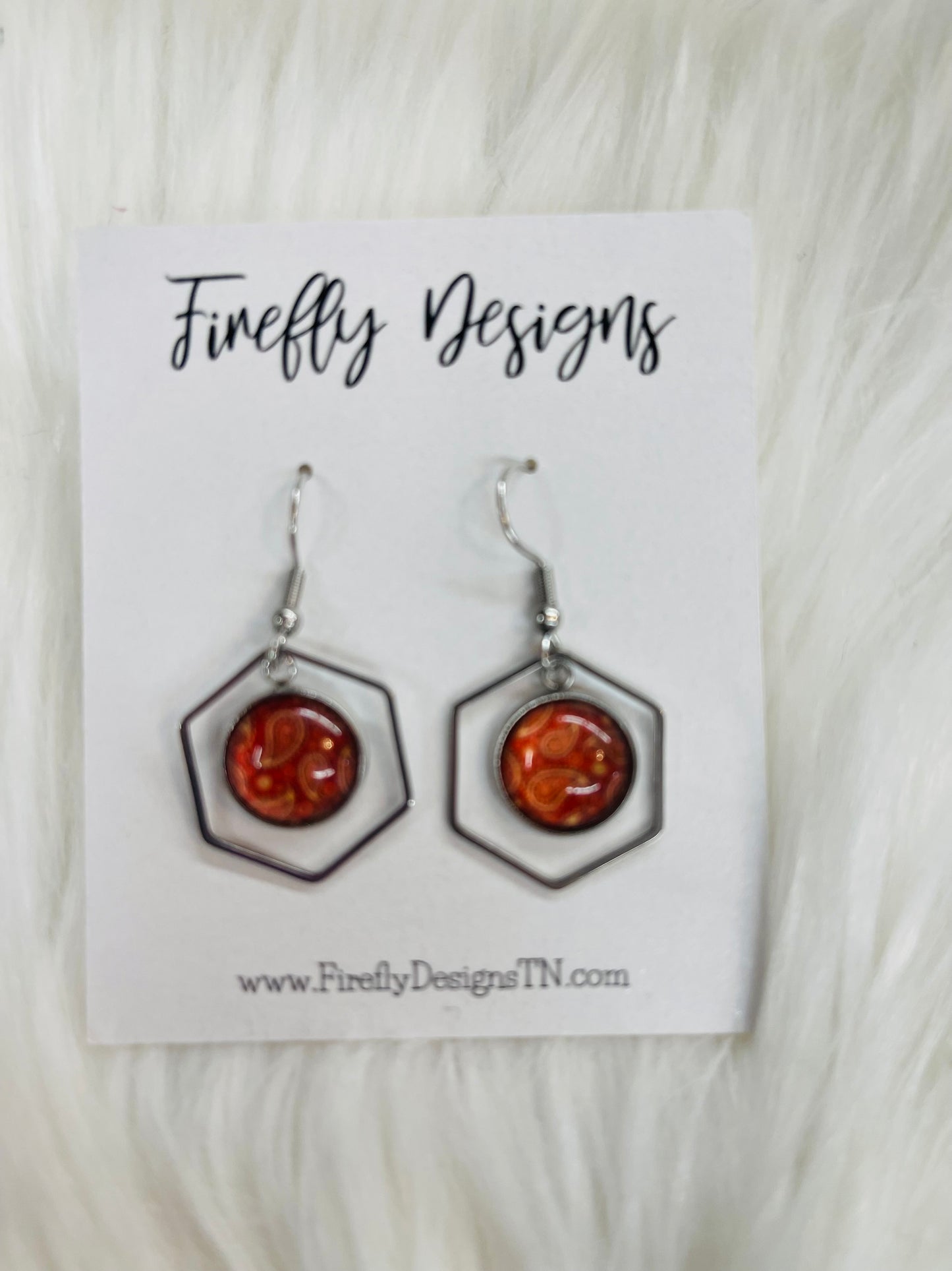 Paisley Dangle Earrings