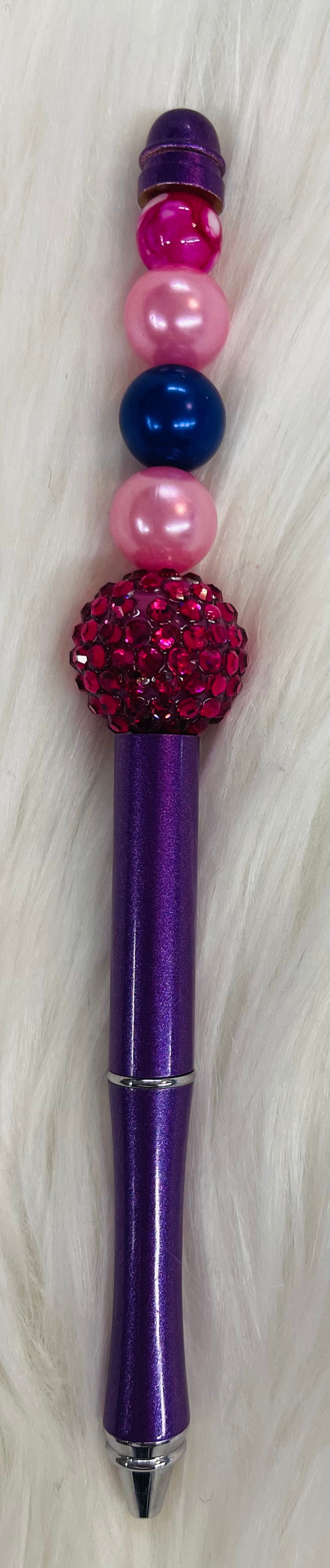 Blessed Beyond Measure Bubblegum Bead Pen – Firefly Designs TN