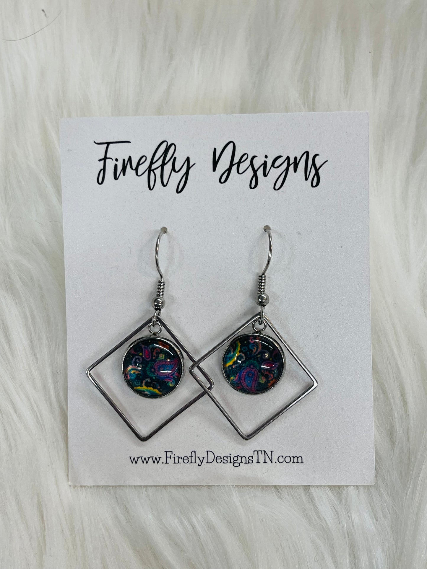 Paisley Dangle Earrings