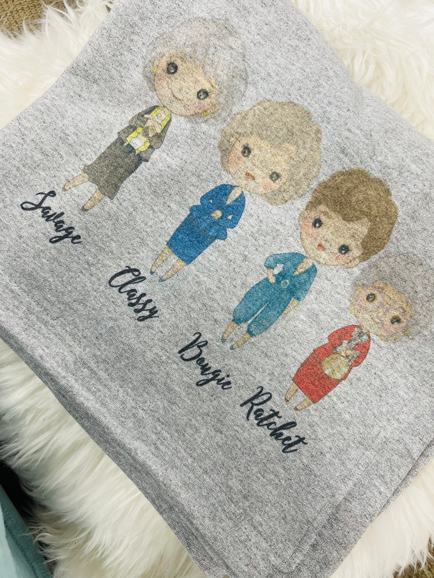 Golden Girls Throw Blanket