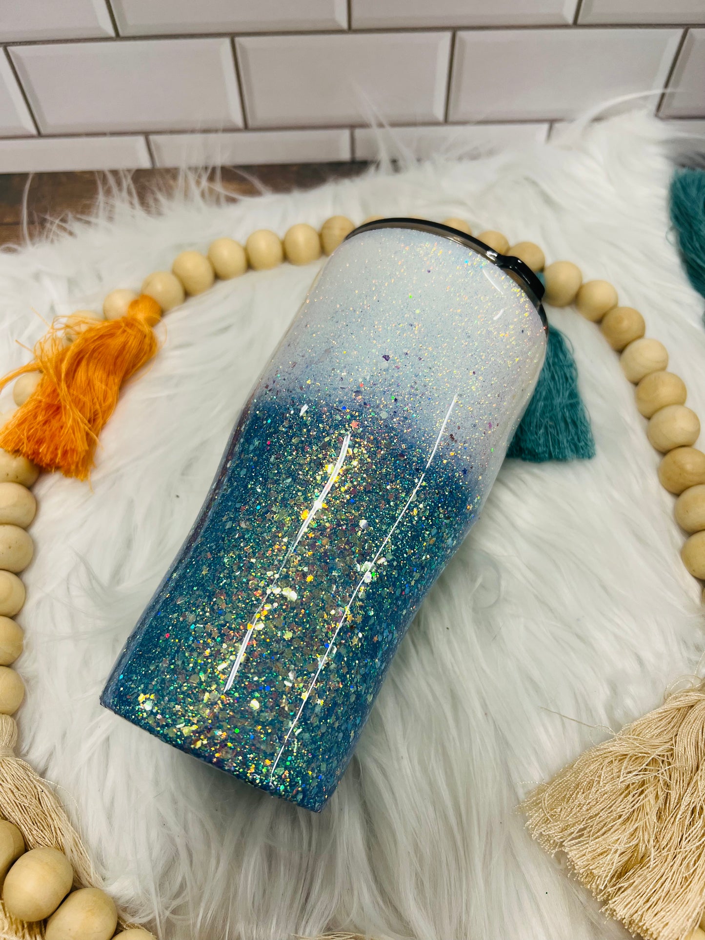 Customize Me-Blue 20oz Curve Tumbler