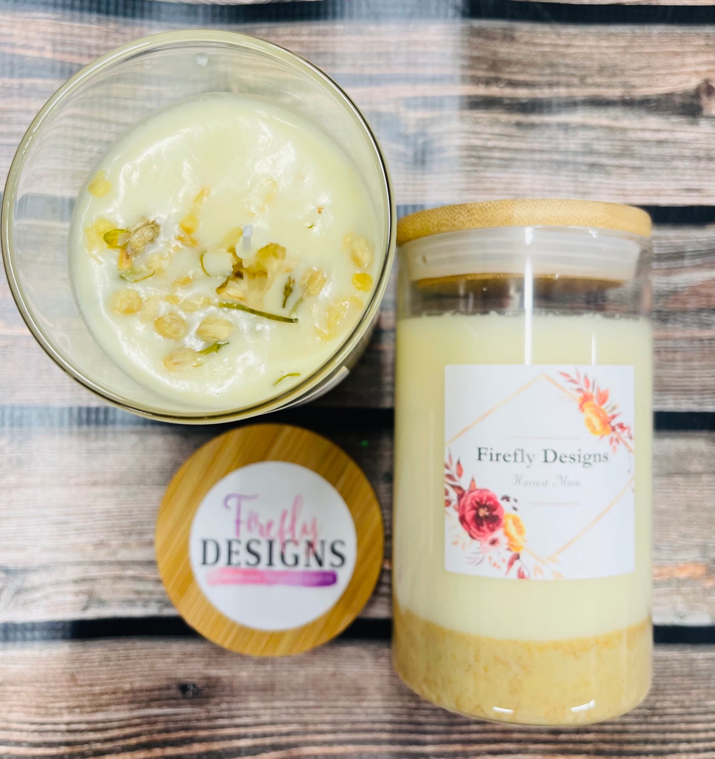 14oz. Soy Wax Candles-Glass Jar