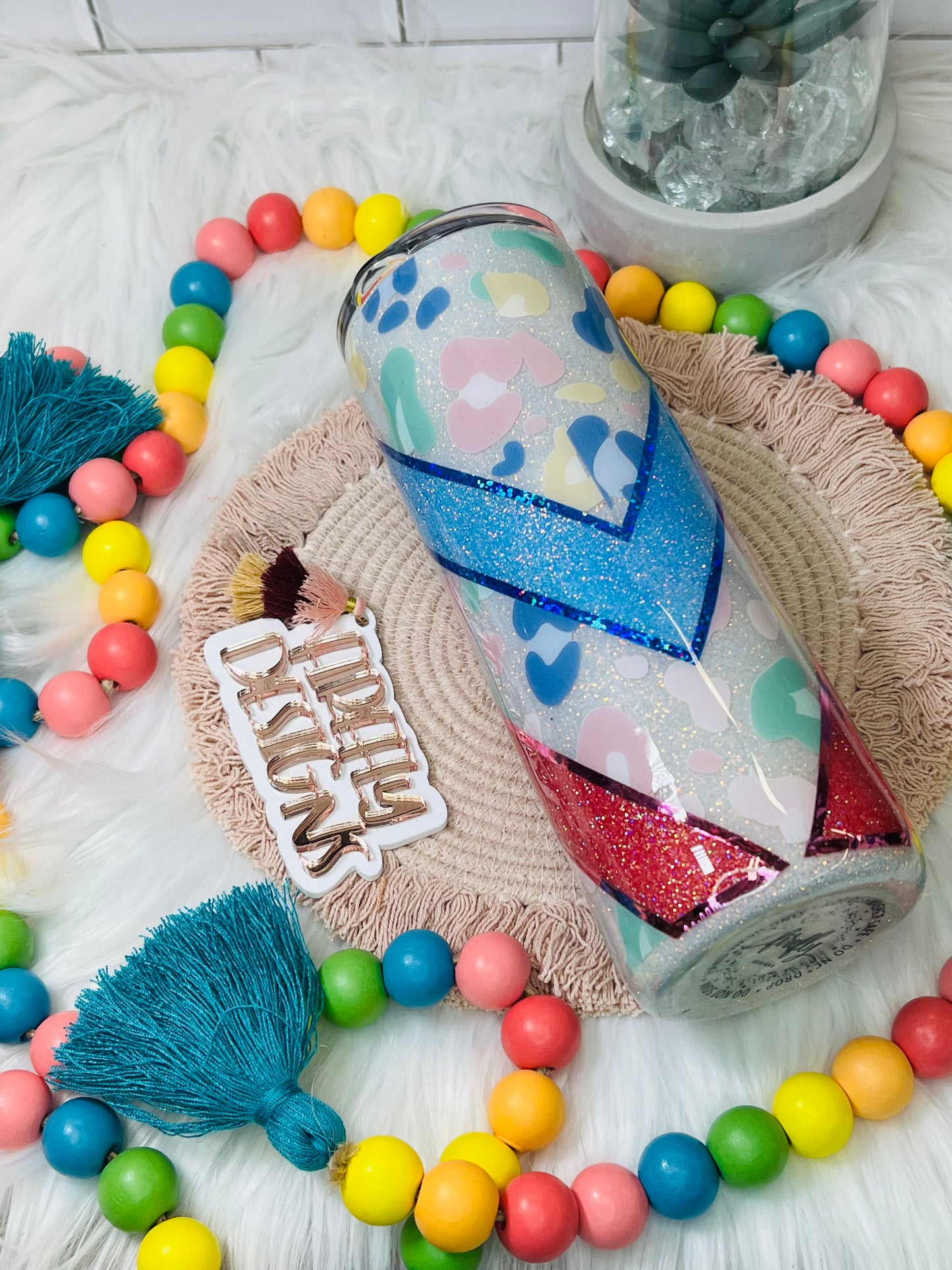 20oz. Pastel Leopard Tumbler