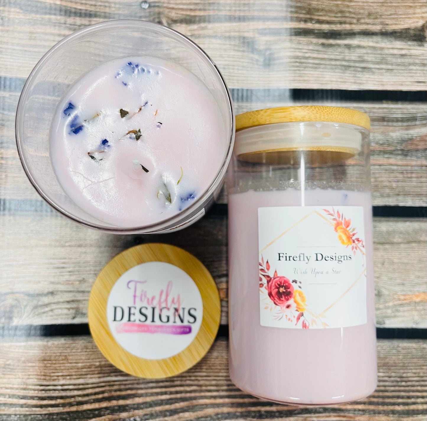 14oz. Soy Wax Candles-Glass Jar
