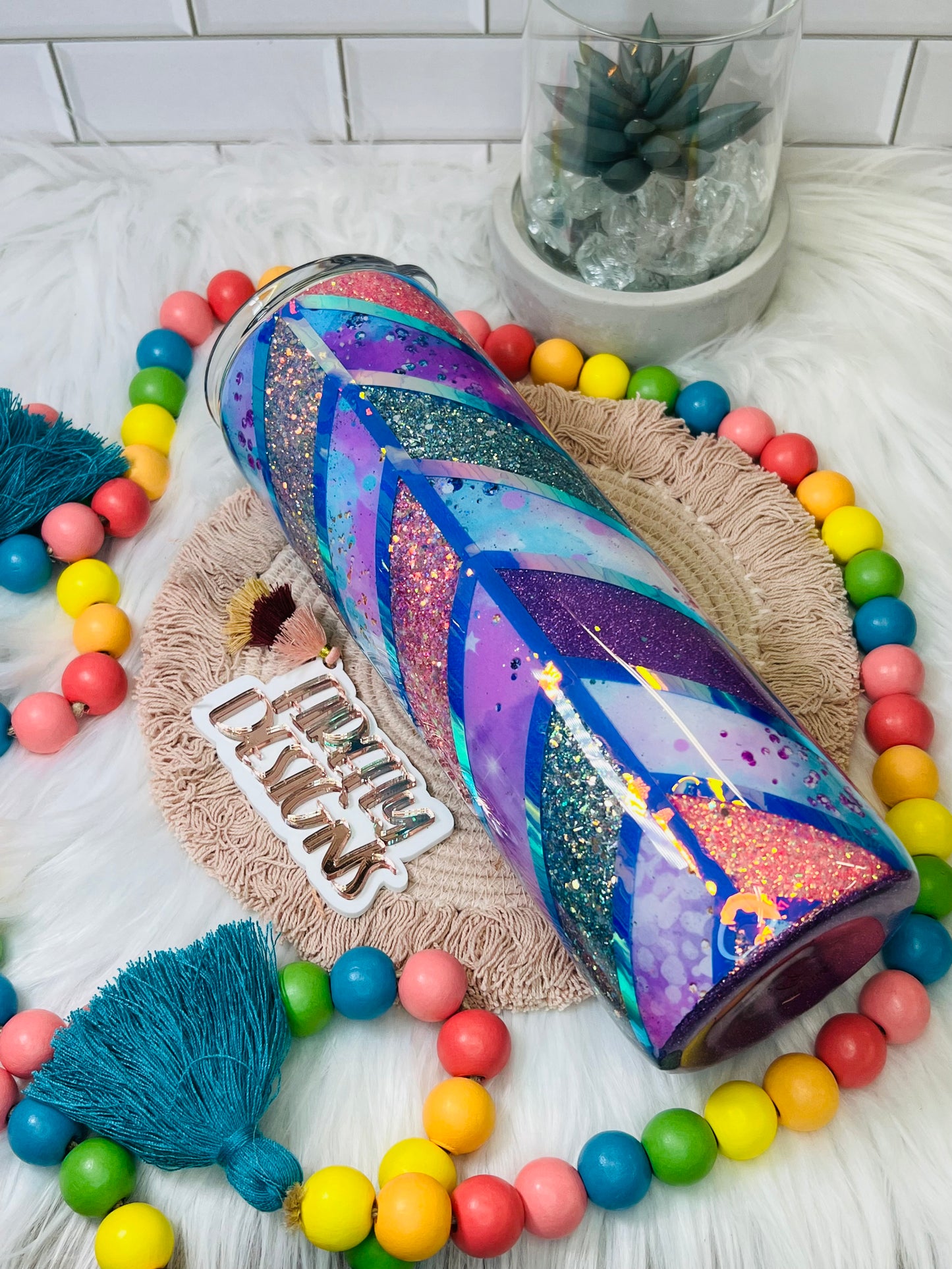 30oz. Multi Colored Tumbler