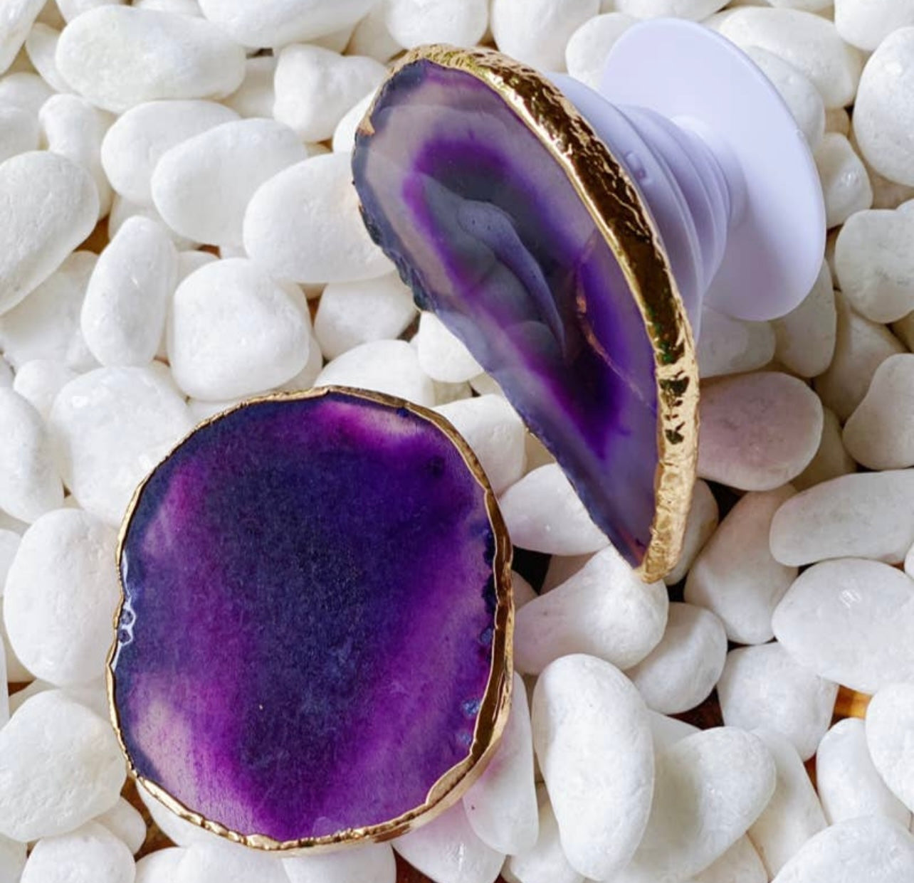 Gemstone Phone Grips