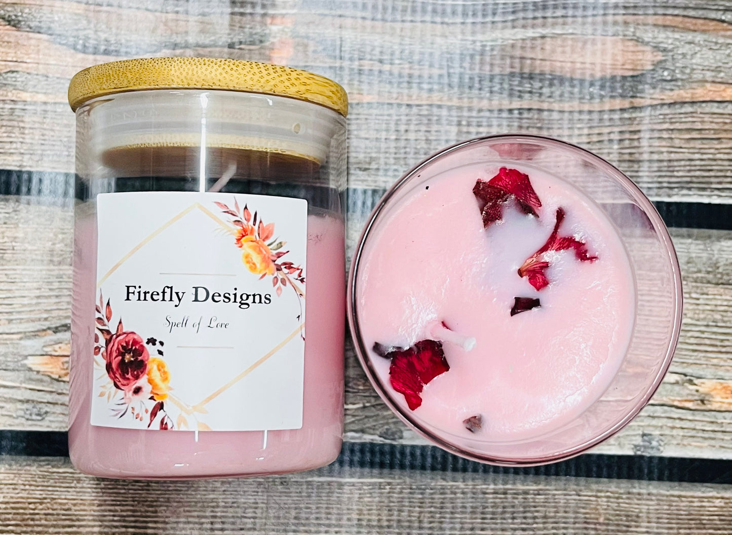 6oz. Soy Wax Candle-Glass Jar
