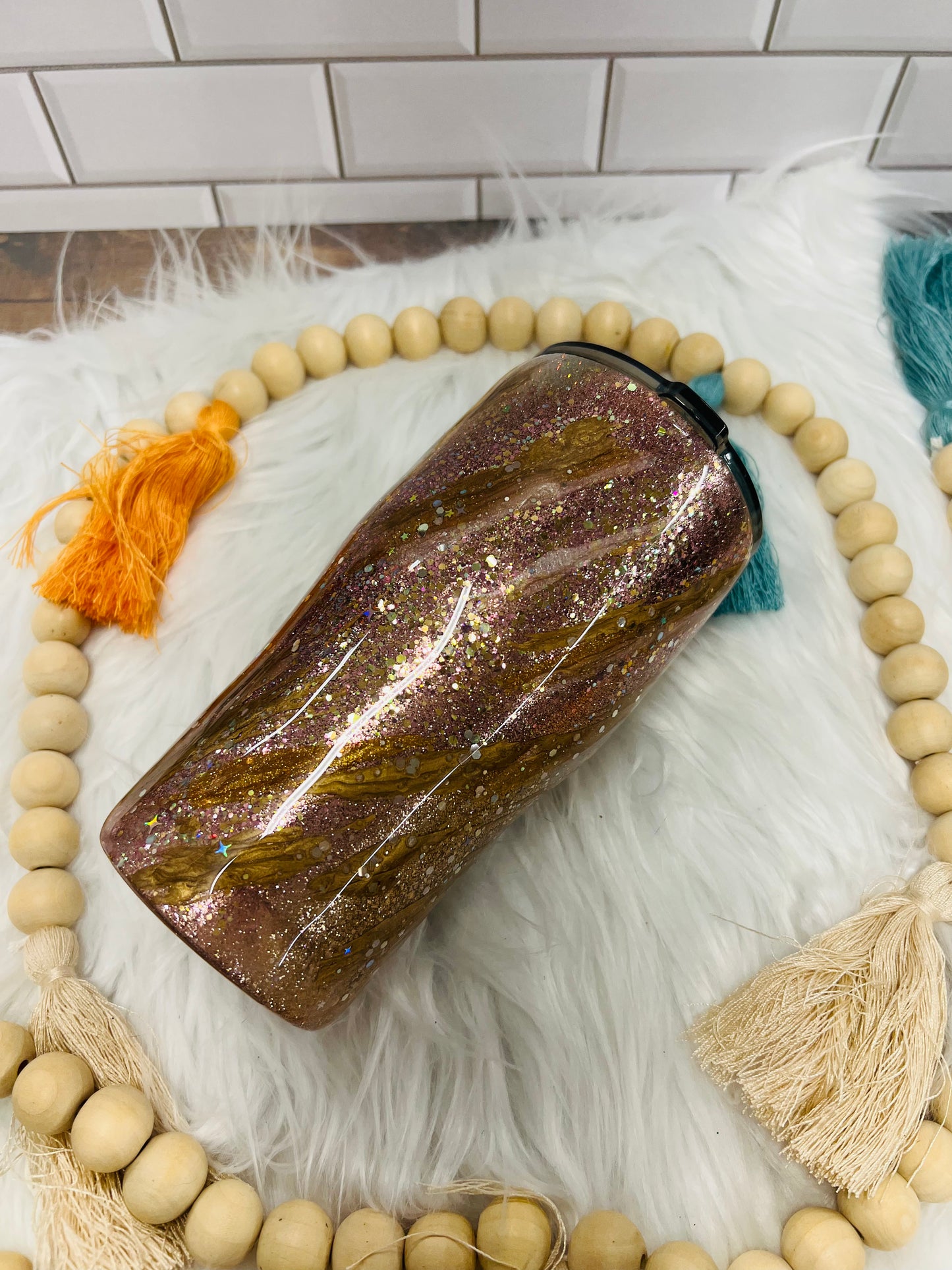 Rose Gold & Gold Milkway-20oz Curve