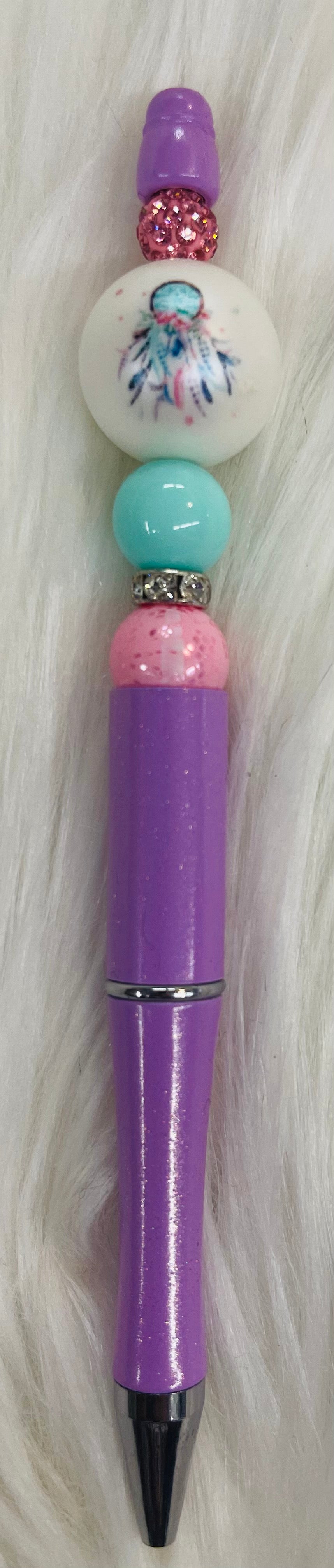 Blessed Beyond Measure Bubblegum Bead Pen – Firefly Designs TN