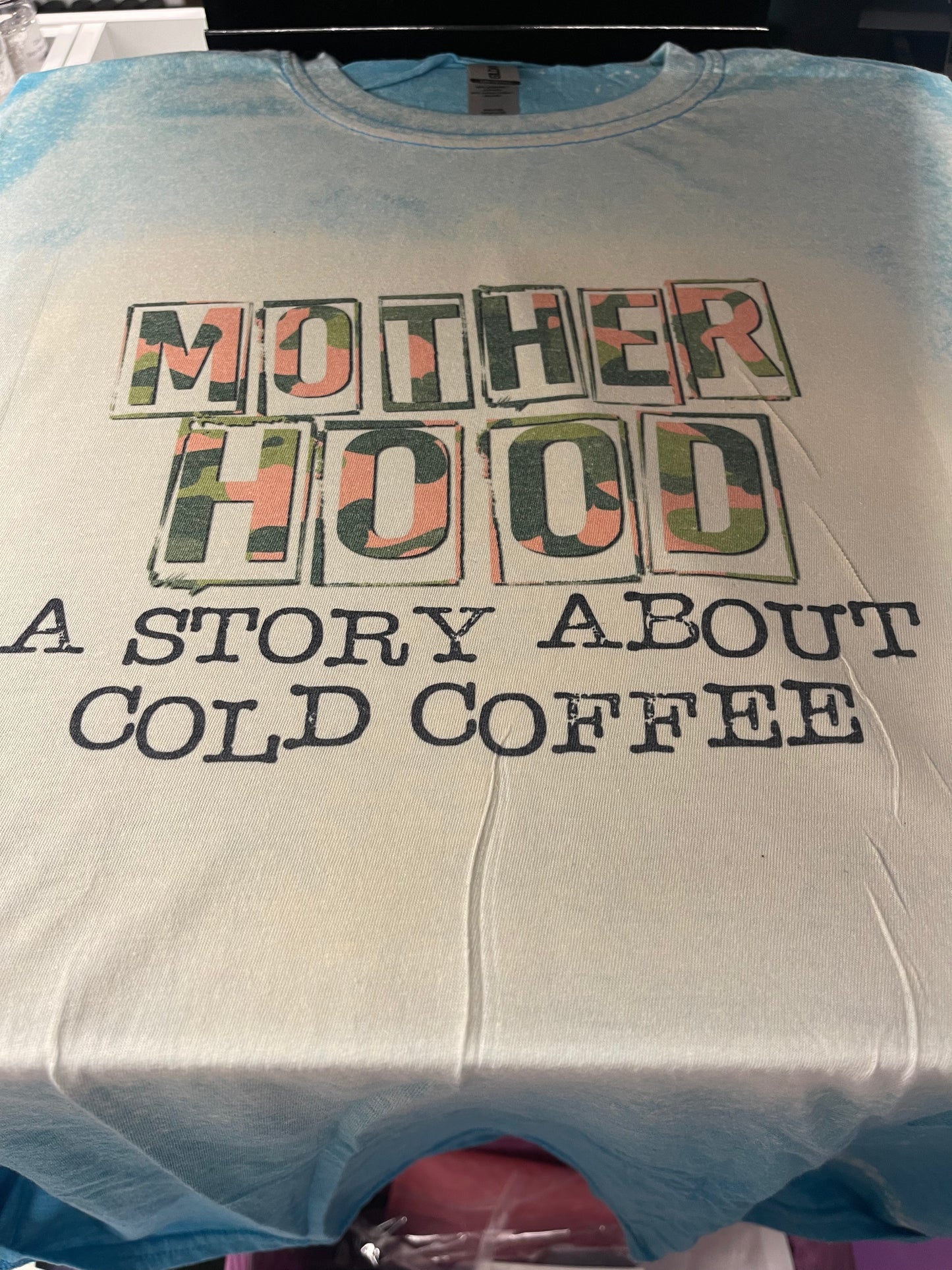 Large Mother Hood Bleached T-Shirt
