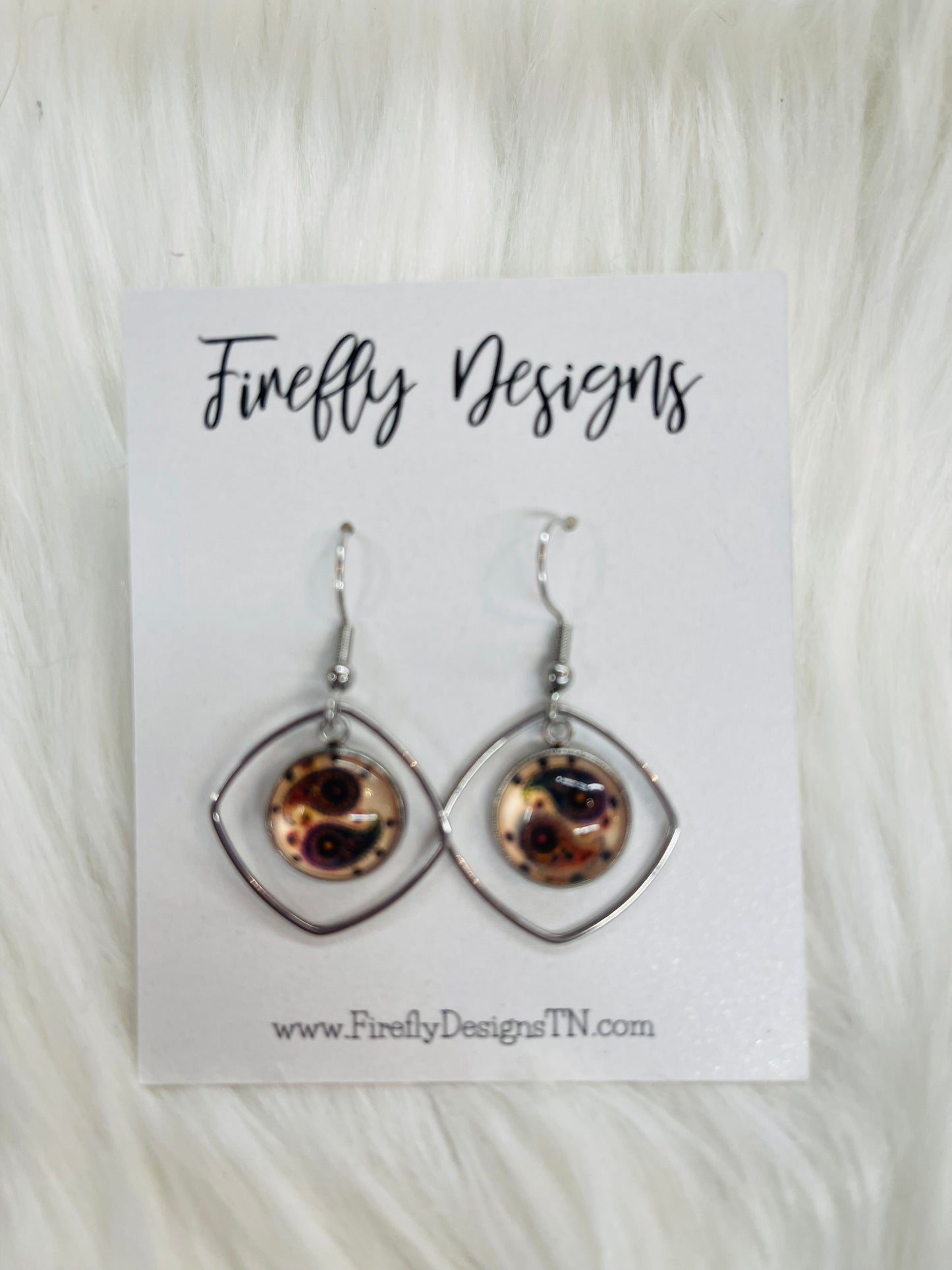 Paisley Dangle Earrings