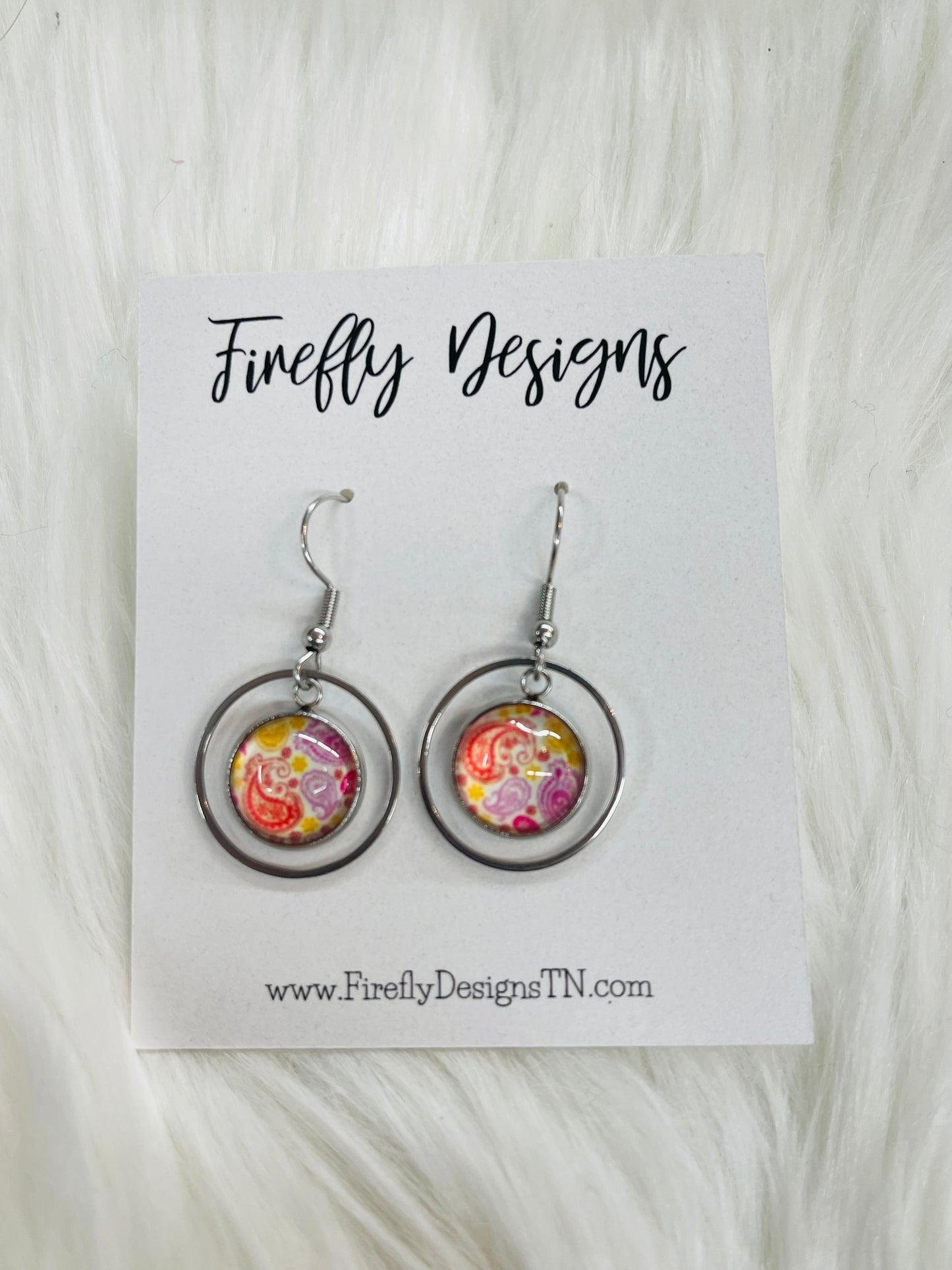 Paisley Dangle Earrings