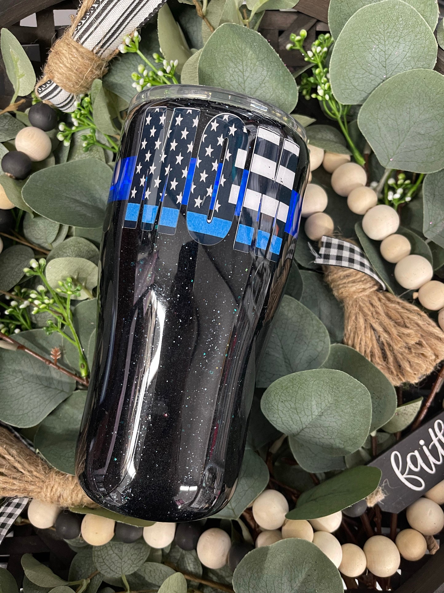 20oz. Tumbler MOM Thin Blue Line