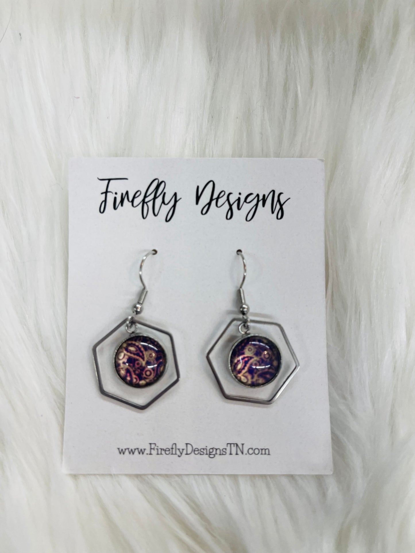 Paisley Dangle Earrings
