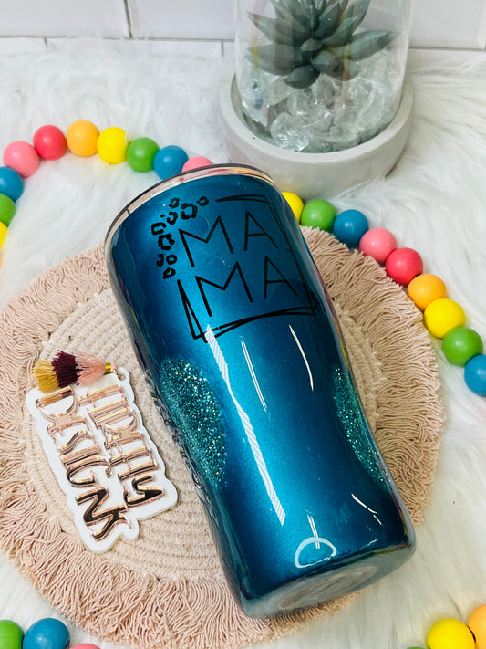 20oz. Modern Curve Teal Mama Tumbler