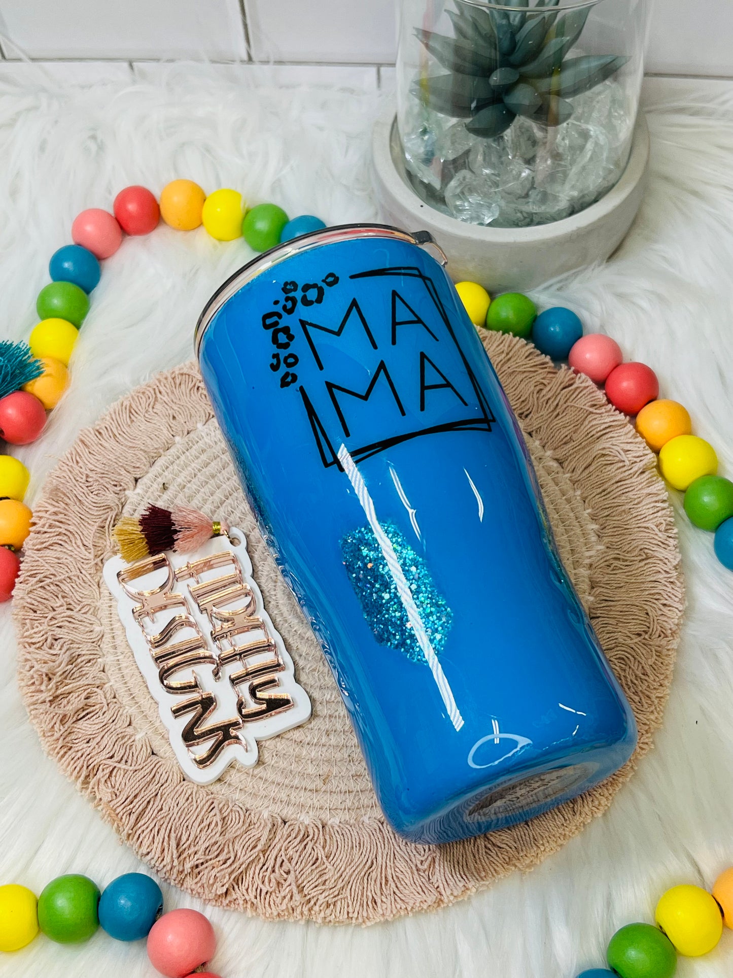 20oz. Modern Curve Blue Mama Tumbler