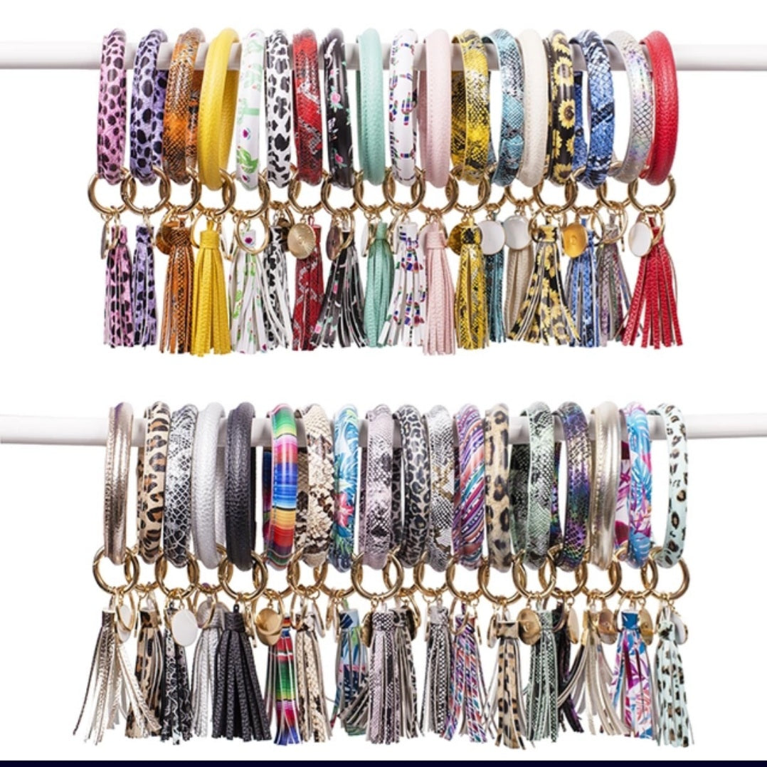 Bangle Keychains WITH Tassels