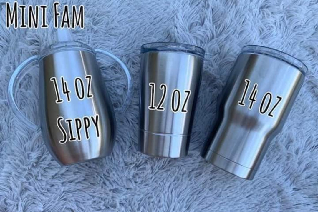 14oz Sippy Cup | Stainless Steel Tumbler