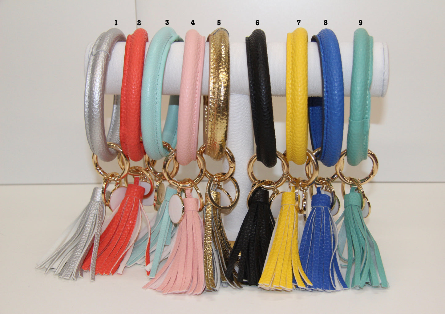 Bangle Keychain with Tassel