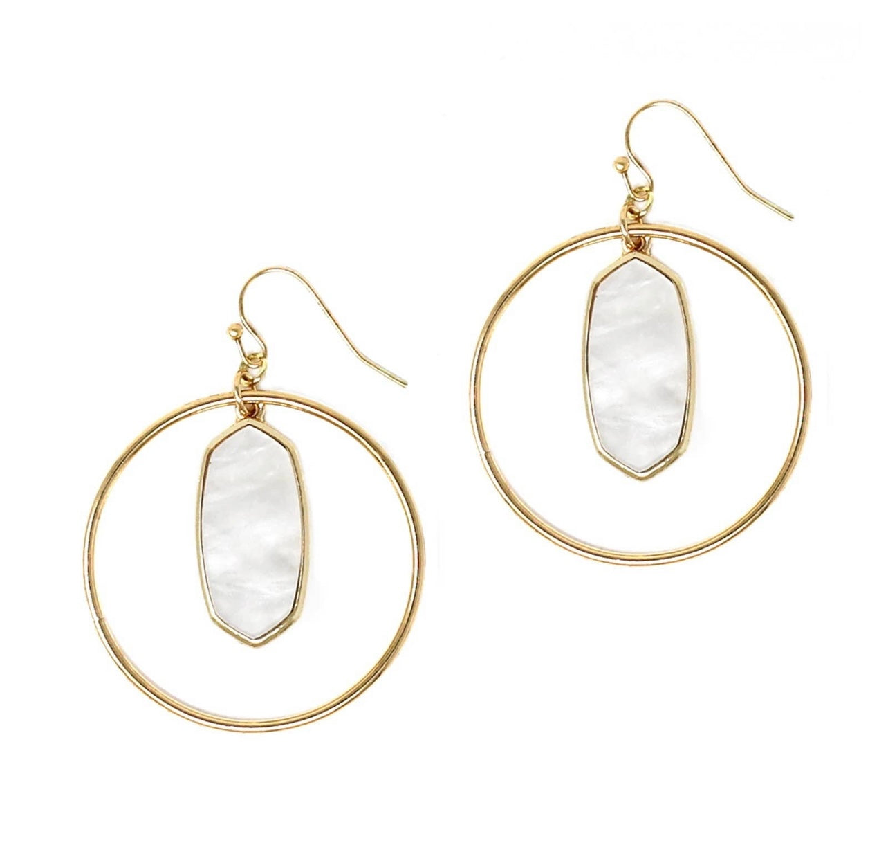 Kenzie Circle Drop Earrings