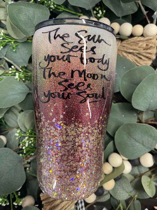 20oz. The Sun Sees Your Body Tumbler