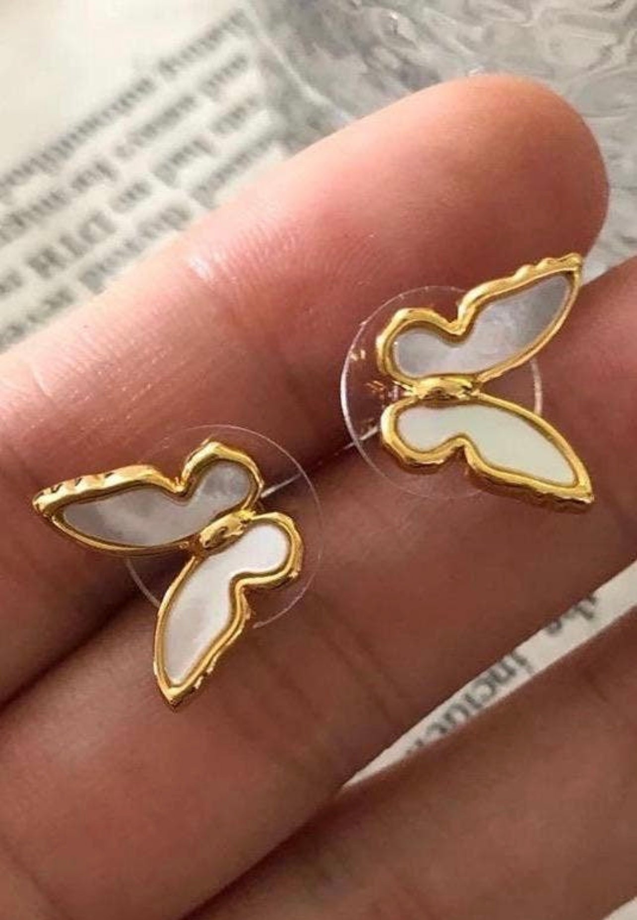 Golden She’ll Butterfly Earrings