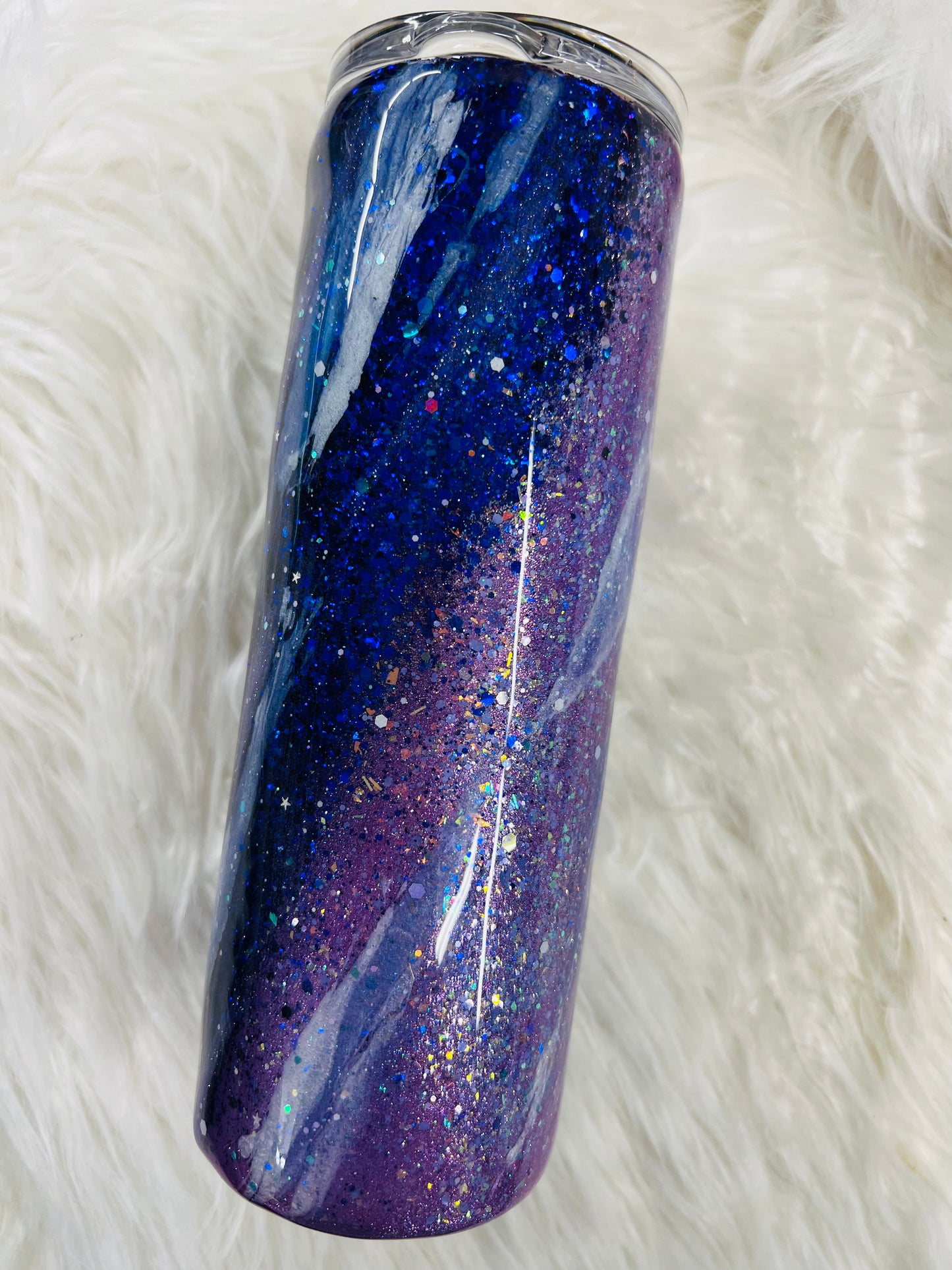 Purple 20oz. Skinny Milky Way Tumbler