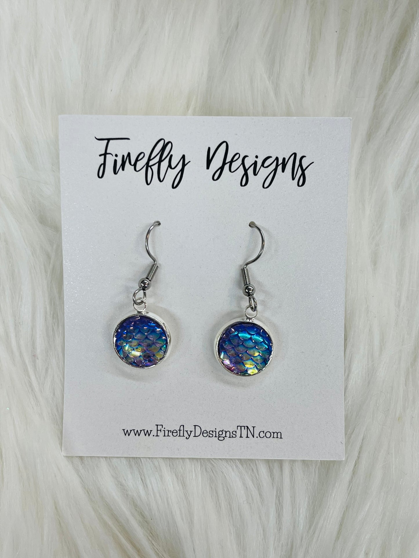 Mermaid Scale Earrings