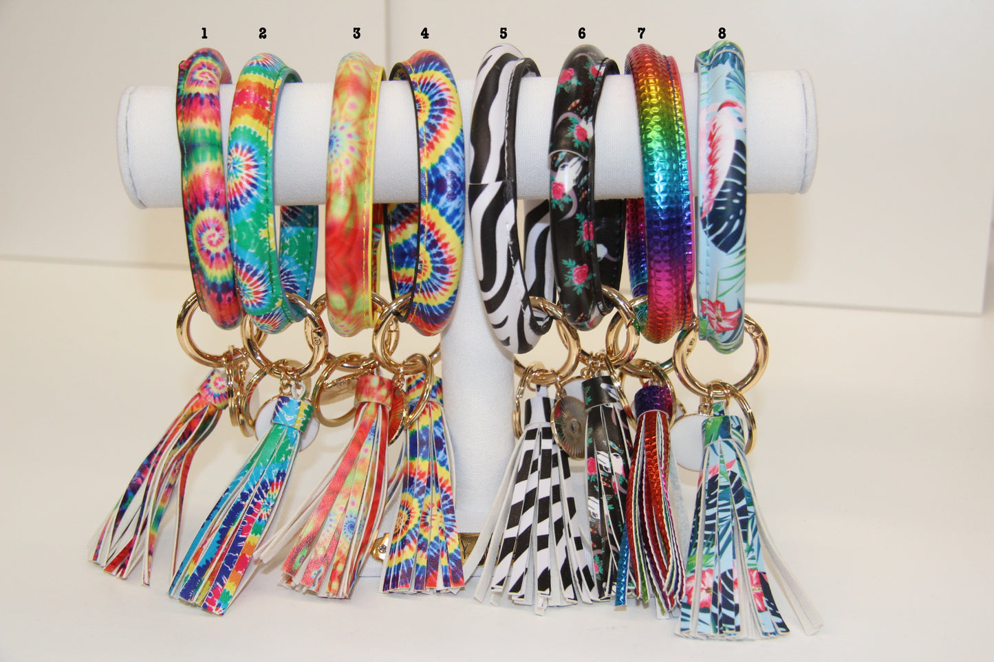 Bangle Keychains WITH Tassels