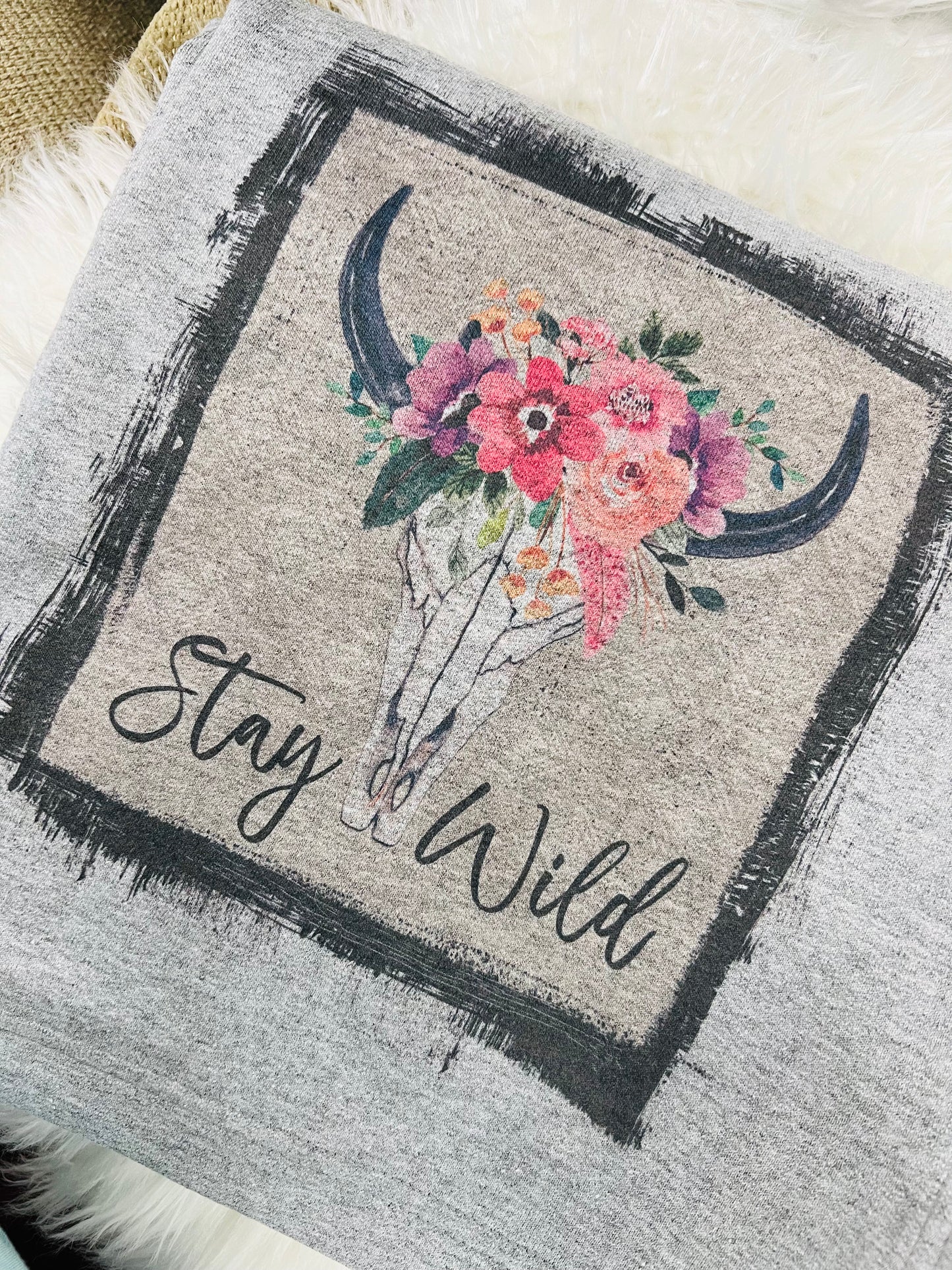 Stay Wild Throw Blanket