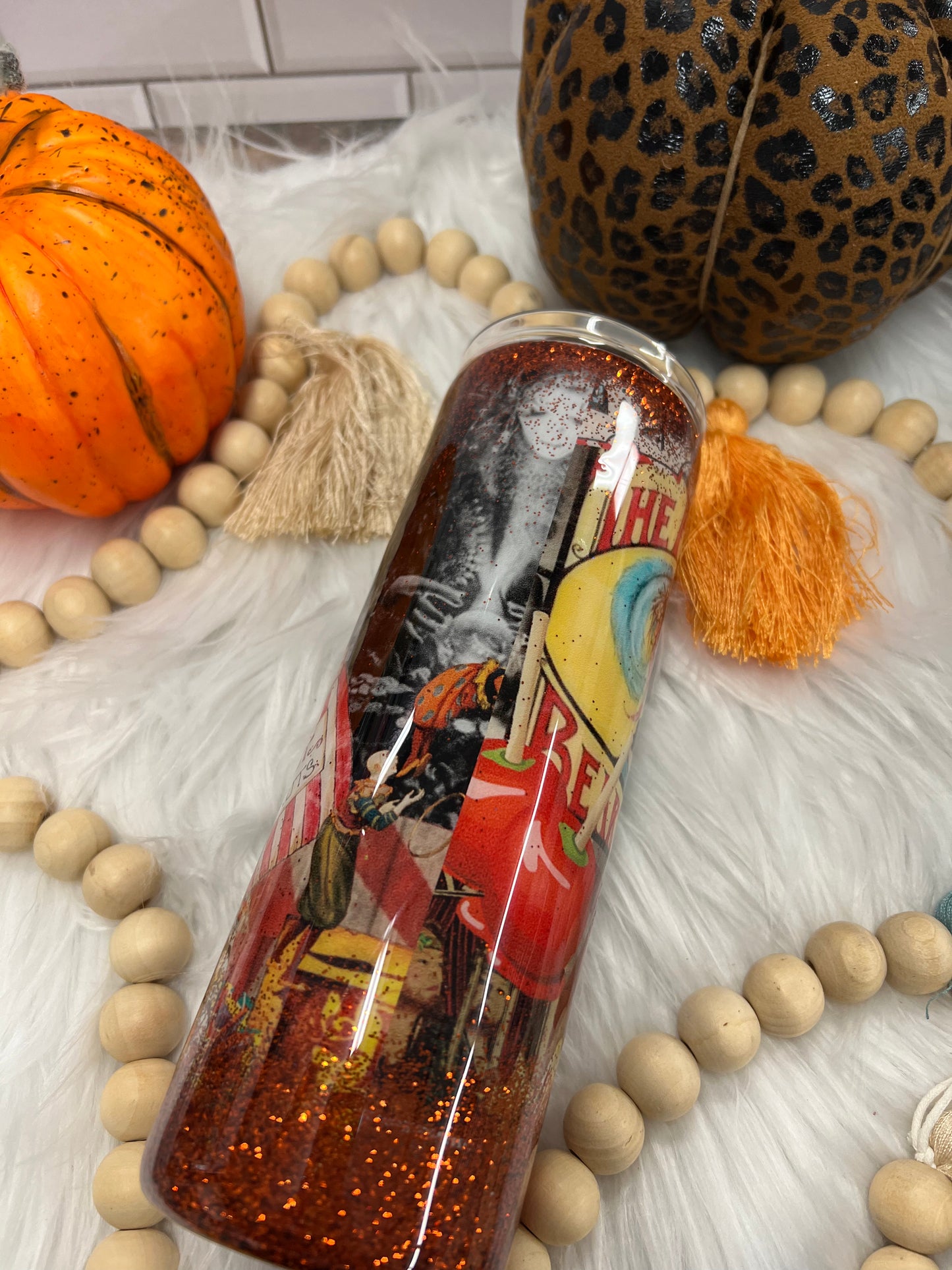 20oz. Carnival Themed Stainless Steel Tumbler