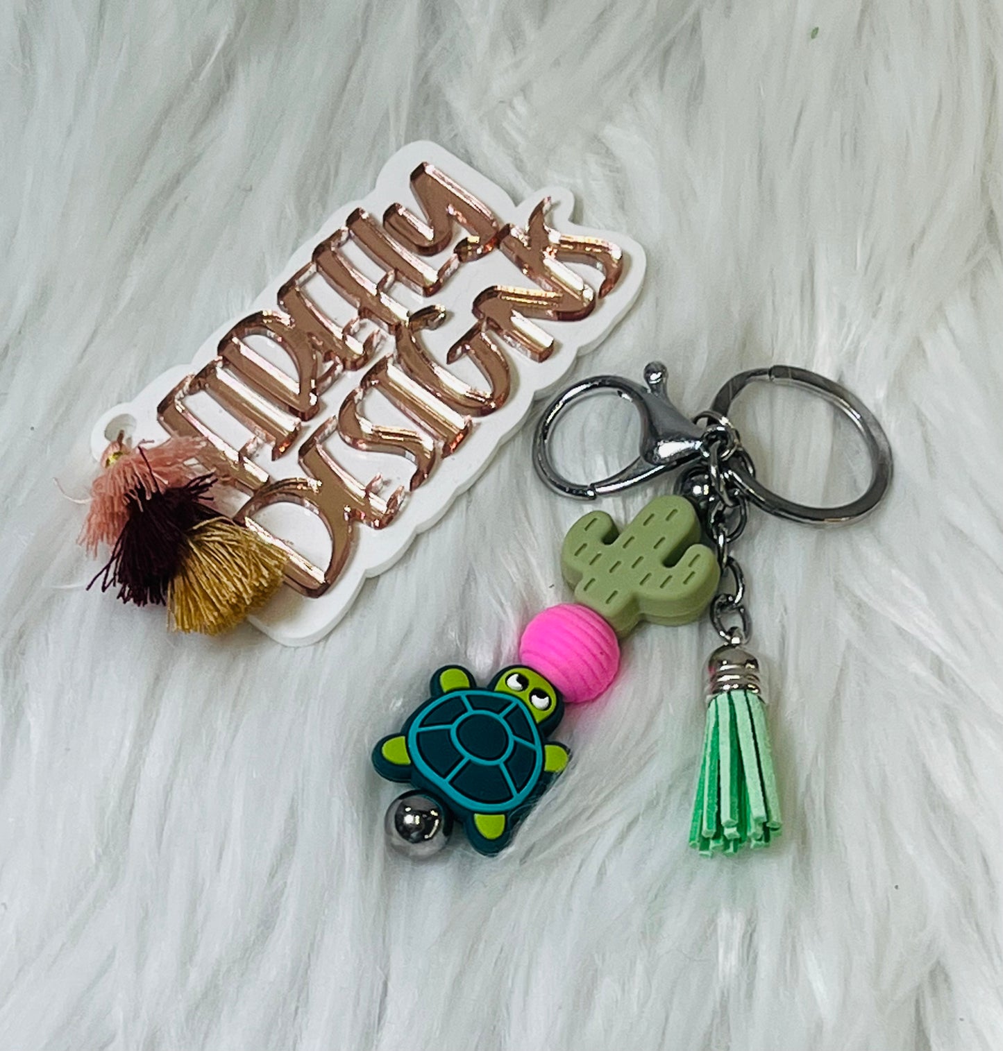 Focal Bead Keychains