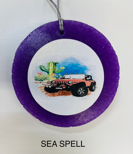 Jeep Scene Car Freshie