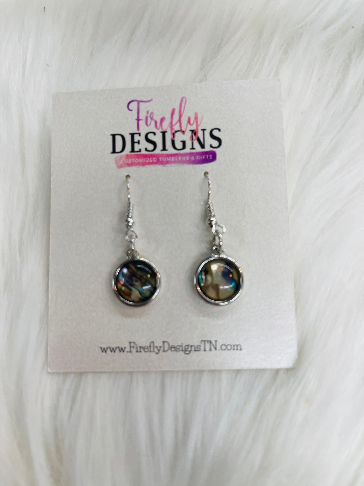 Gemstone-Rock Earrings