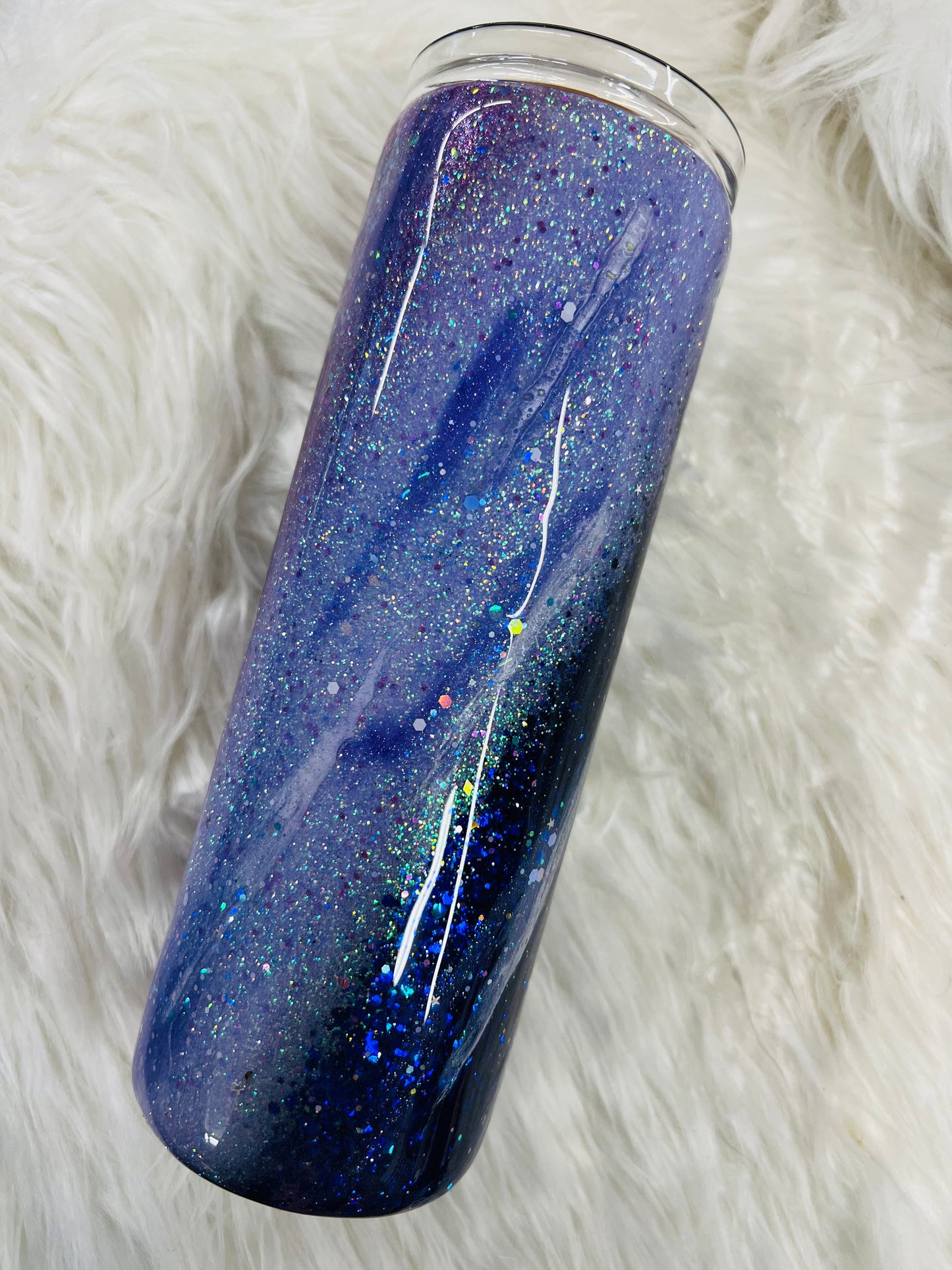 Purple 20oz. Skinny Milky Way Tumbler