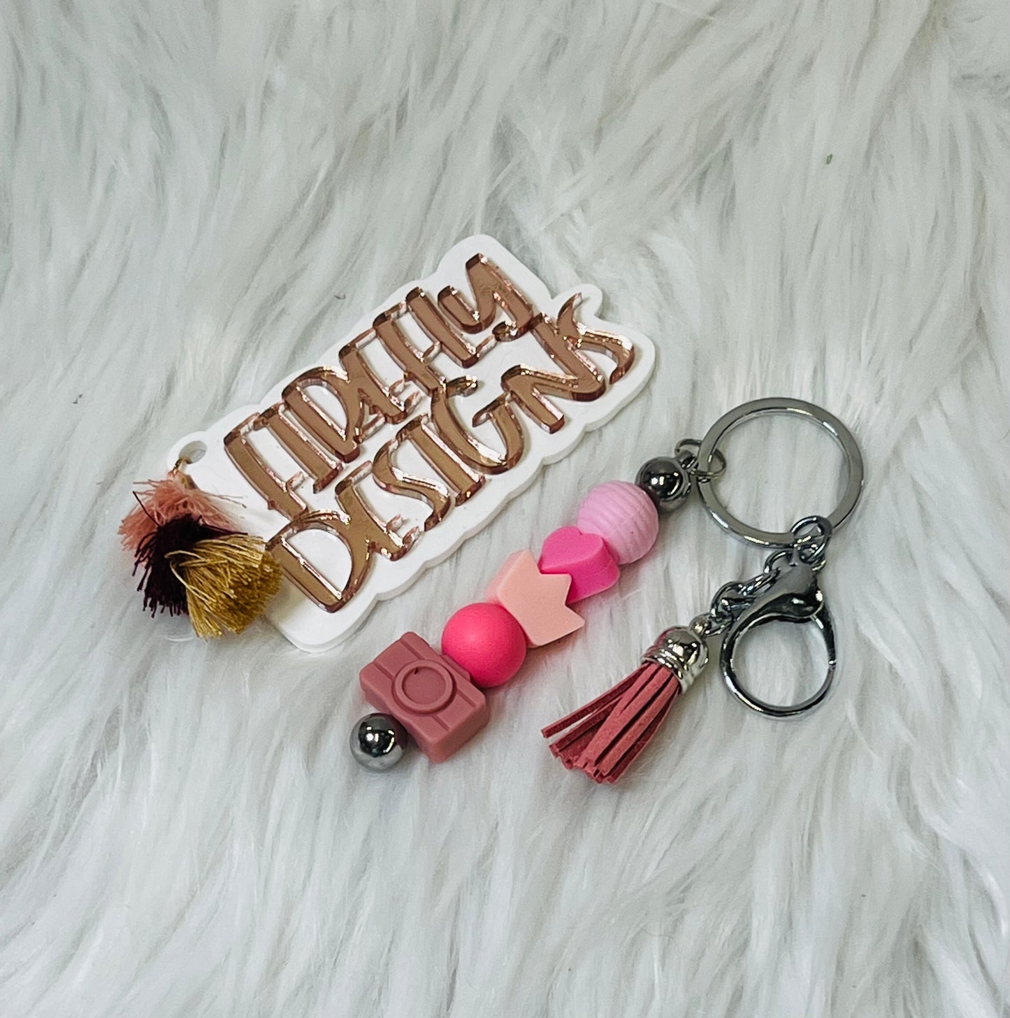 Focal Bead Keychains