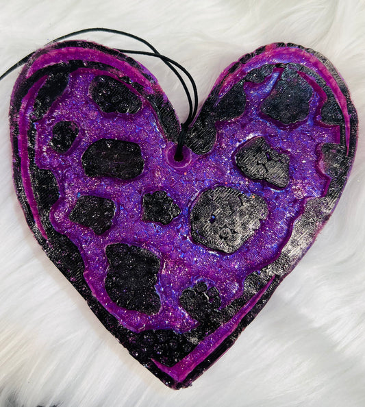 Purple Heart w/ Cow Spots-Luna (Scentsy Scent)